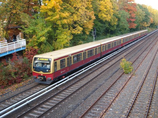 481 zwischen den Bahnhöfen Sundgauer Straße und Zehlendorf