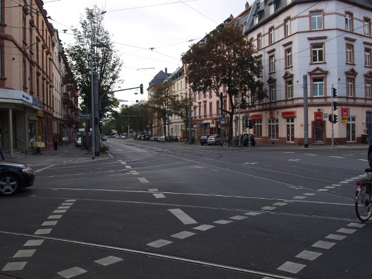 Kreuzung Rohrbachstraße/Friedberger Landstraße