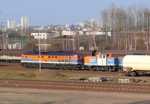 Lokomotiven der ehemaligen NBE in Frankfurt Ost