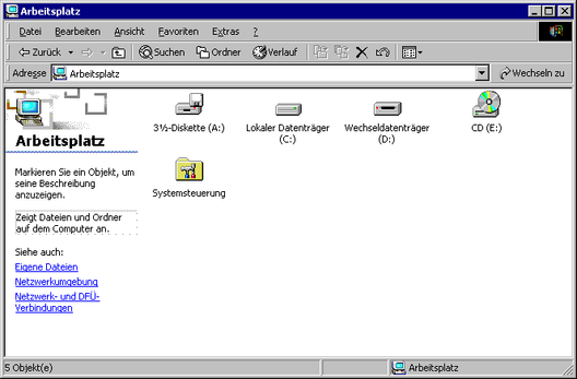 Windows 2000 - Dateimanager