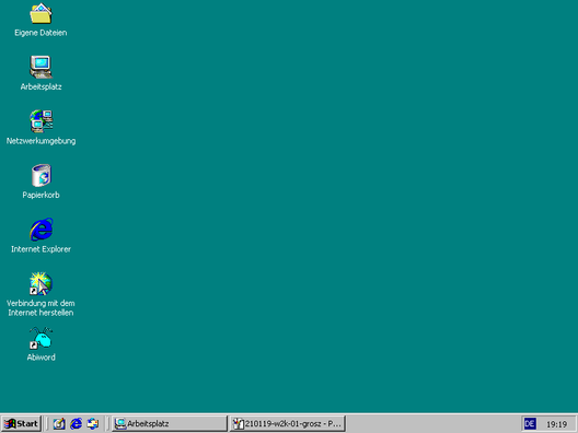 Windows 2000 - der Desktop