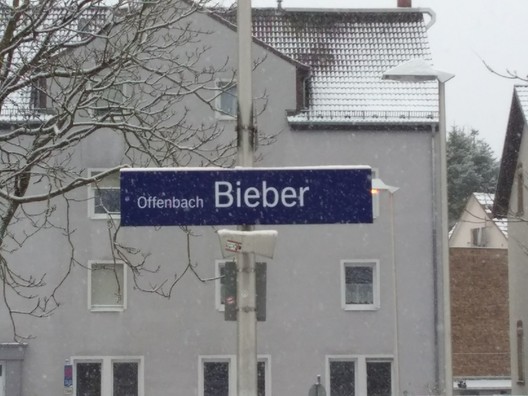 Bahnhof Offenbach Bieber im Dezember 2017