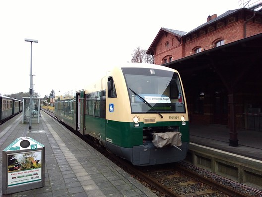 Regioshuttle der Pressnitztalbahn in Putbus