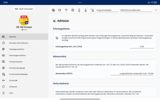Einfacher Lichtumbau der BR 106 von Piko